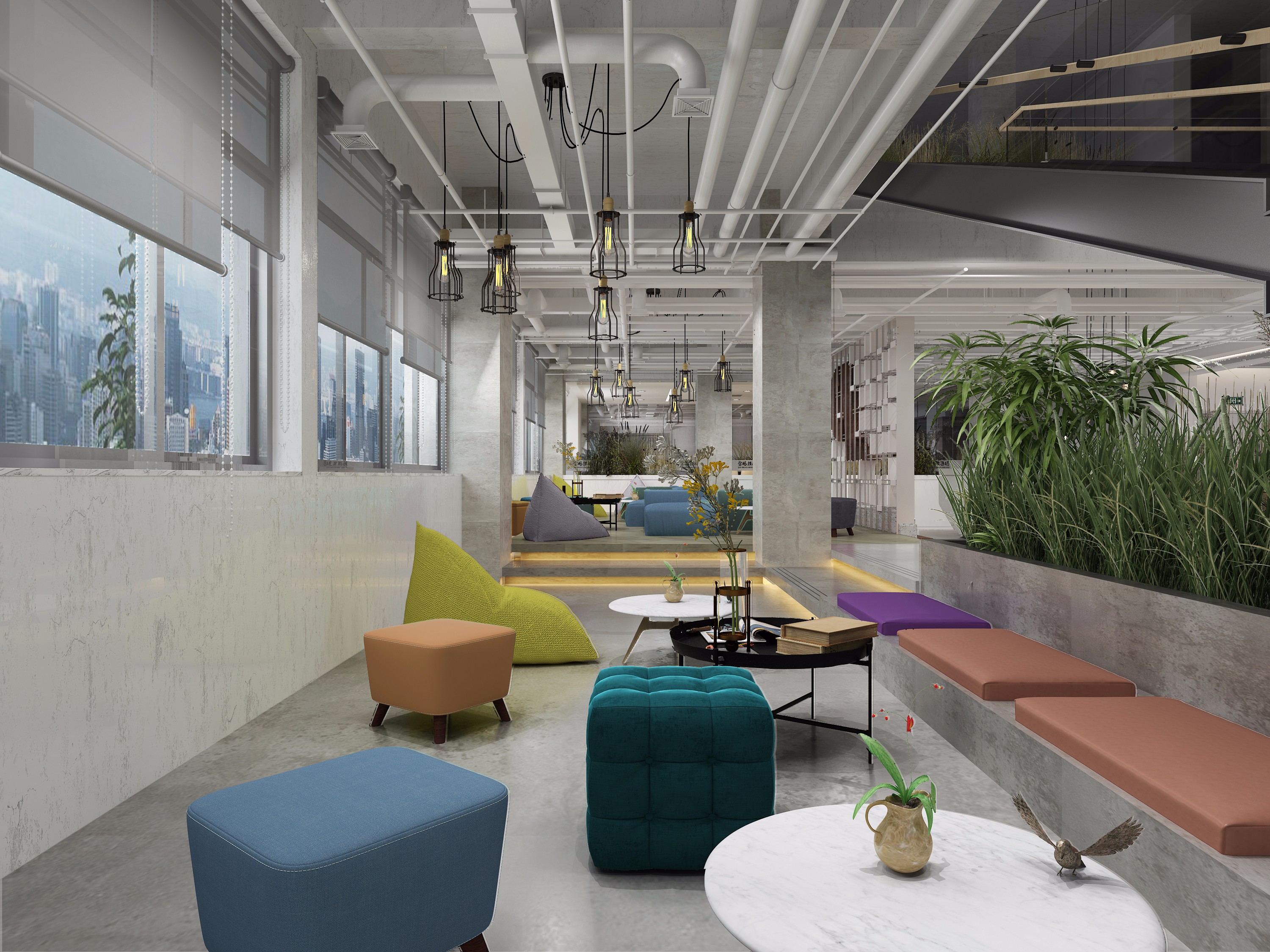 辦公室休閑區裝修設計-第3張圖片-上海古都建筑設計集團 辦公室休閑區裝修設計-第3張圖片-上海古都建筑設計集團