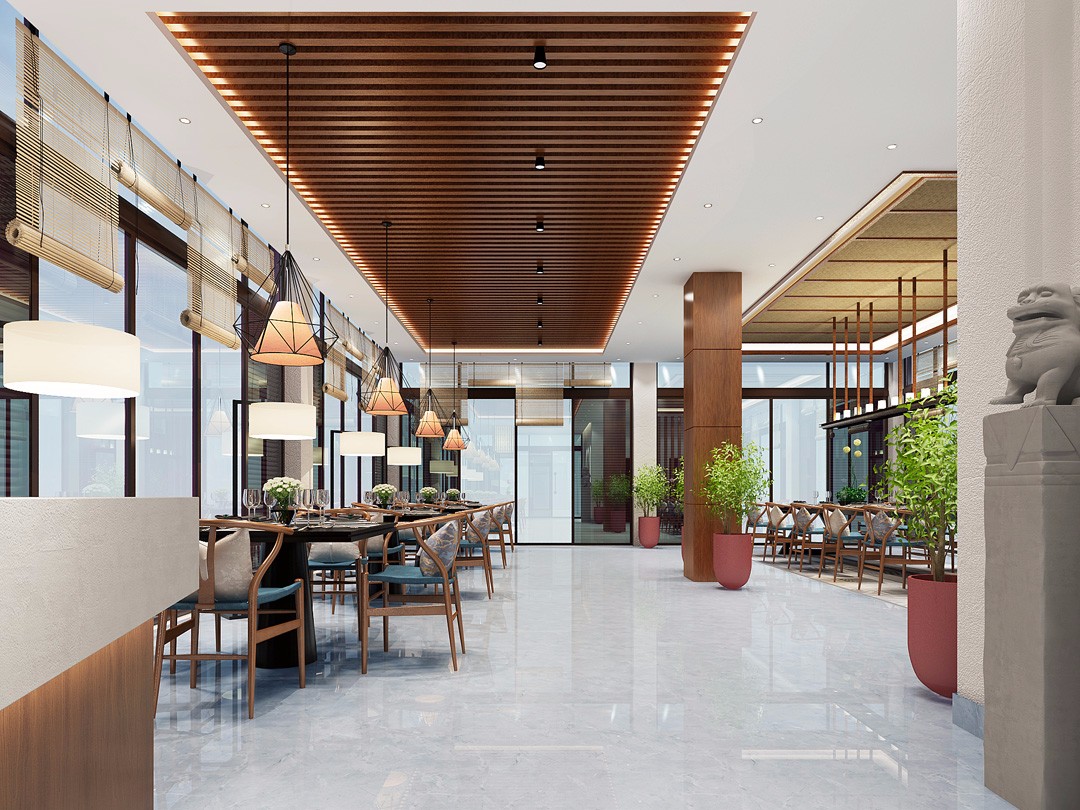 中式休閑辦公室休息區裝修設計-第1張圖片-上海古都建筑設計集團