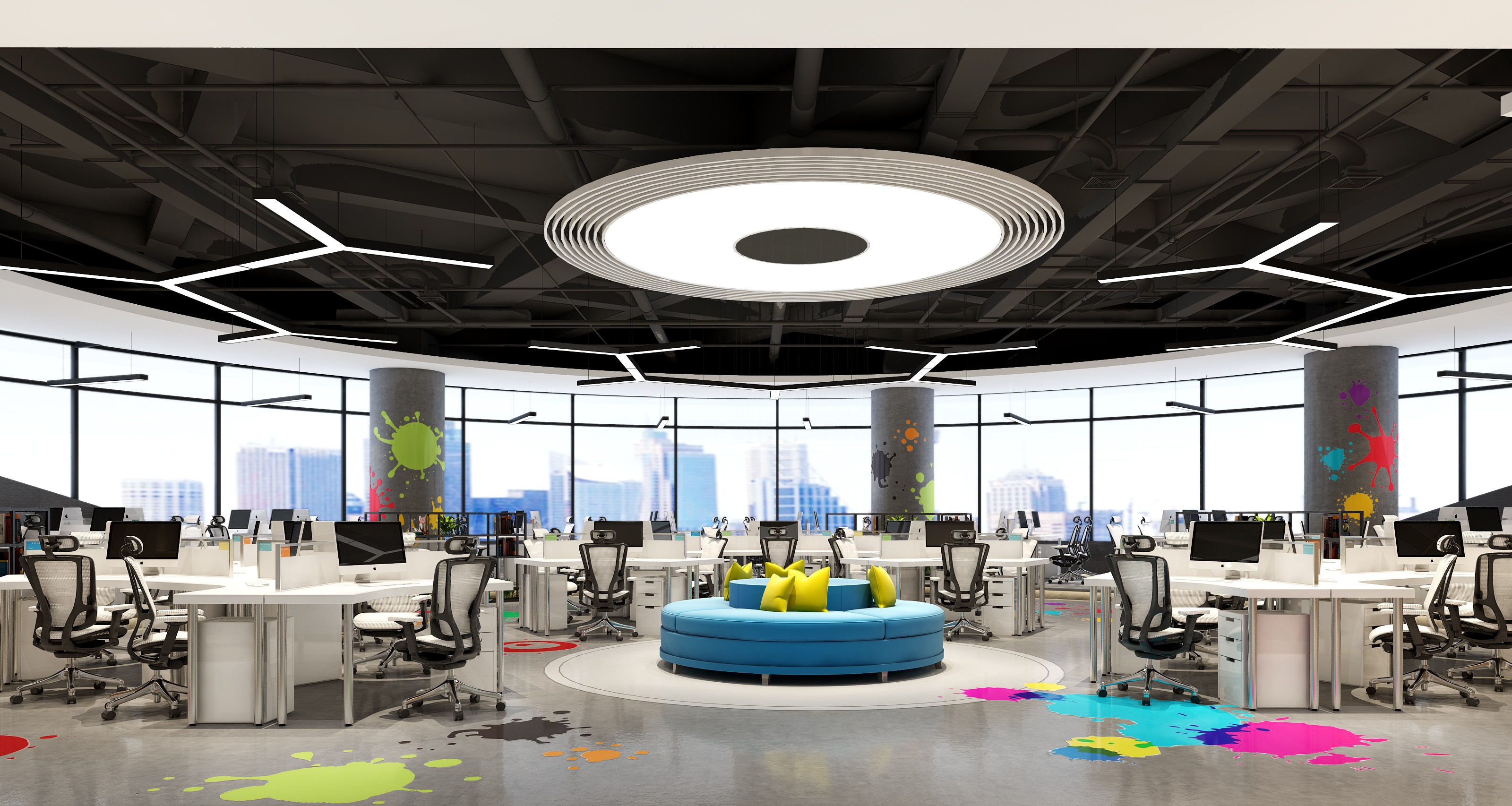 創客中心辦公室裝修設計-第1張圖片-上海古都建筑設計集團 創客中心辦公室裝修設計-第1張圖片-上海古都建筑設計集團