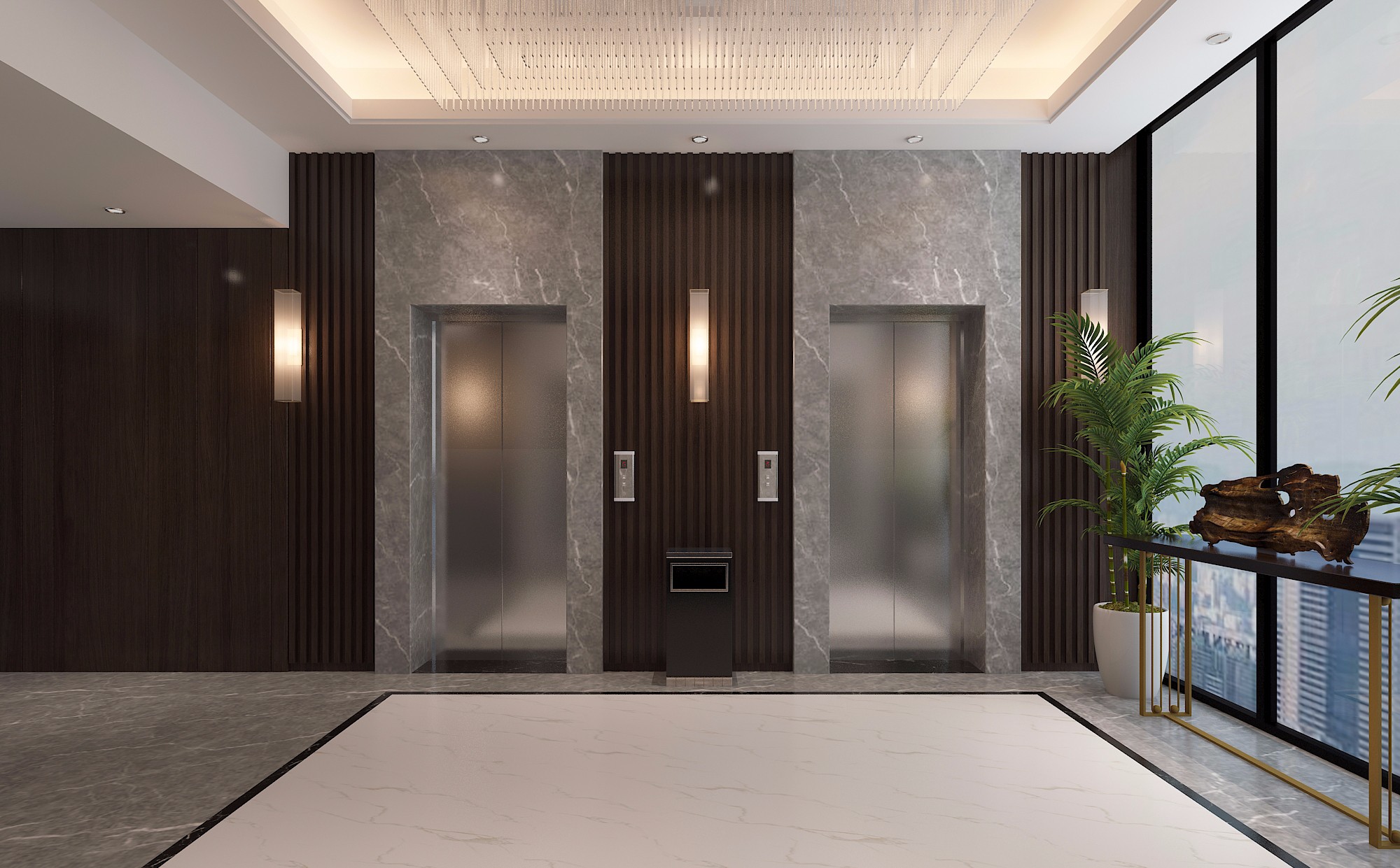 奢華大氣辦公樓裝修設計-第2張圖片-上海古都建筑設計集團