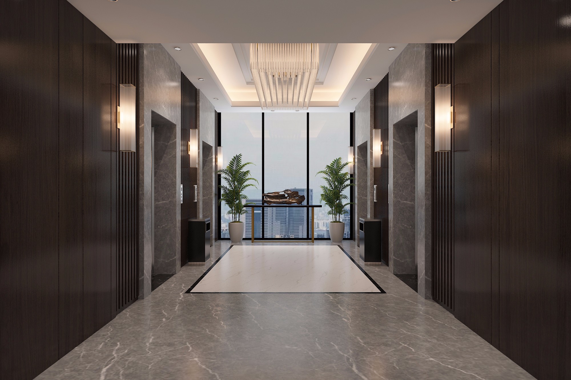 奢華大氣辦公樓裝修設計-第3張圖片-上海古都建筑設計集團