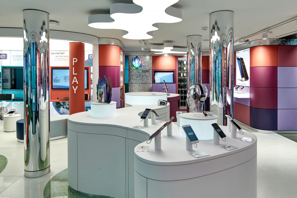 高檔創意手機店裝修設計-第1張圖片-上海古都建筑設計集團