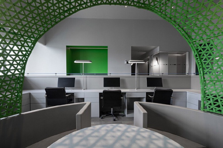 2100平創意風格辦公室設計效果展示-第2張圖片-上海古都建筑設計集團 2100平創意風格辦公室設計效果展示-第2張圖片-上海古都建筑設計集團